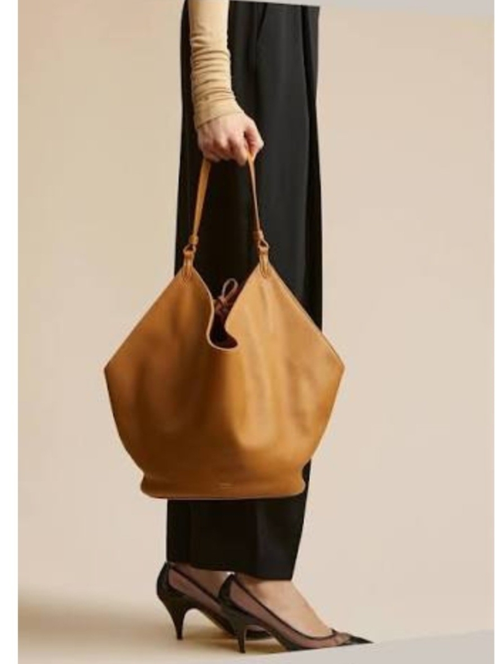 VIOLA CASRELLANU Leather Tote Bag